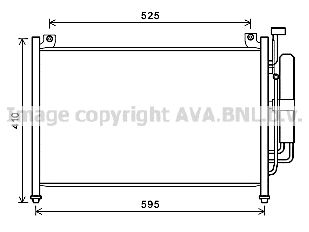 AVA QUALITY COOLING Lauhdutin, ilmastointilaite MZ5236D